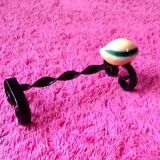 6 knife holders shells ceramic 1950