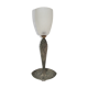 Lampe art déco bronze patine gris argent