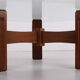 Brutalist round coffee table 1970s