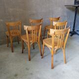6 Bauman bistro chairs