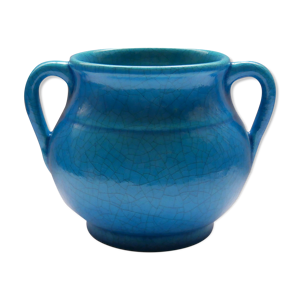 Vase à anse - bleu iznik