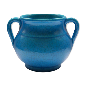 Vase à anse - bleu iznik - 1930's