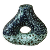 Vase, glazed ceramic candlestick