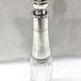 Crystal and silver decanter