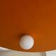 Designer chandelier, metal and soundproofing felt