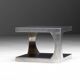 Tables d'appoint modernistes en aluminium, Italie, années 1970