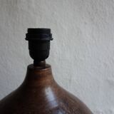 Foot of Lamp Ball in Hammered Metal 70s