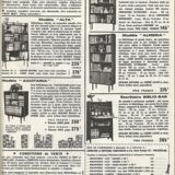 Vintage Alta 1950s glass-fronted bookcase
