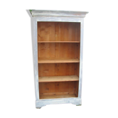 Etagère bibliothèque armoire ancienne ouverte - Shabby Chic
