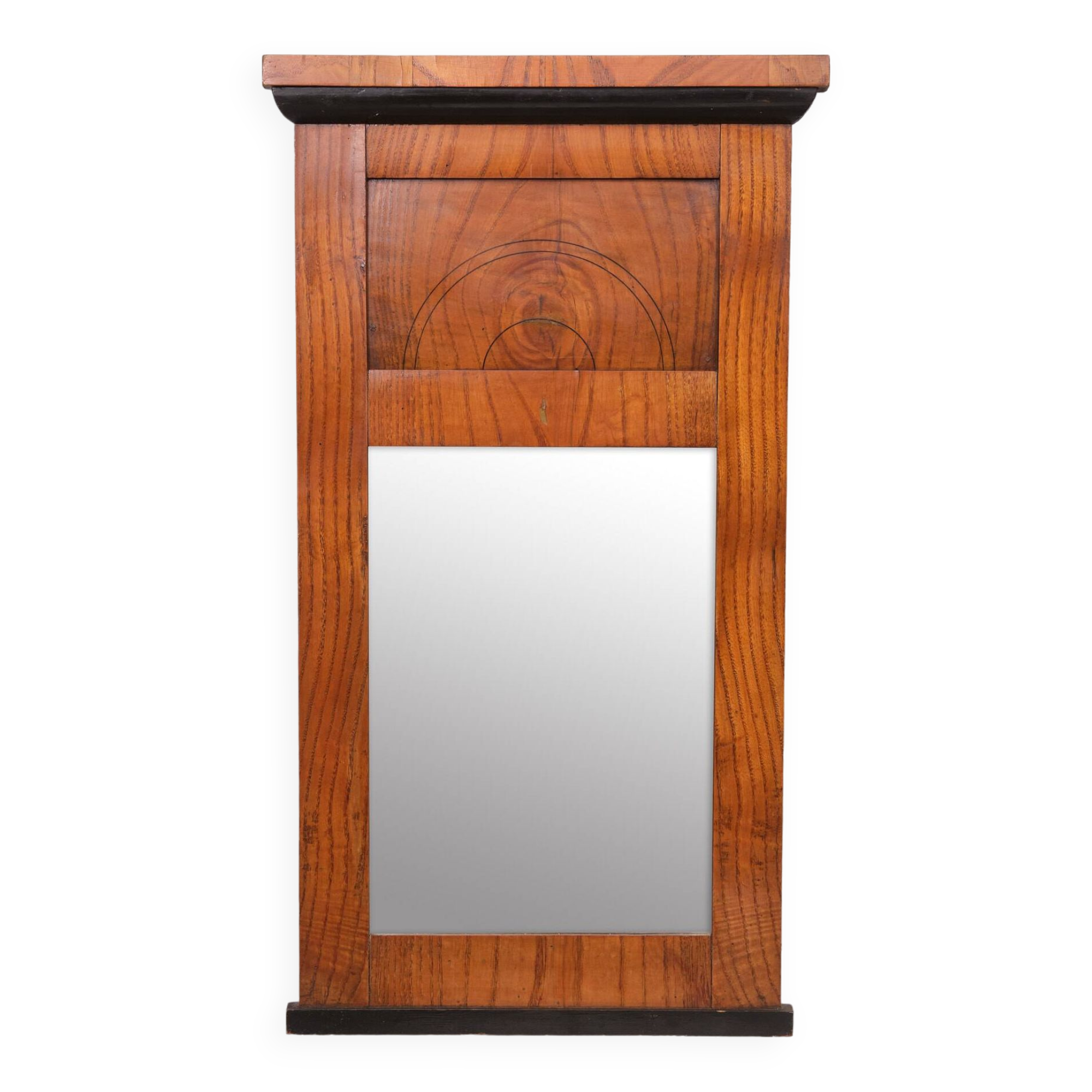Small Biedermeier Ash Mirror, c. 1830s Germany