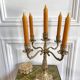 5-light gold candlestick holder
