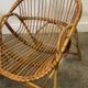 Mid-century French Riviera rattan lounge chairs – pair – 1960s organic design