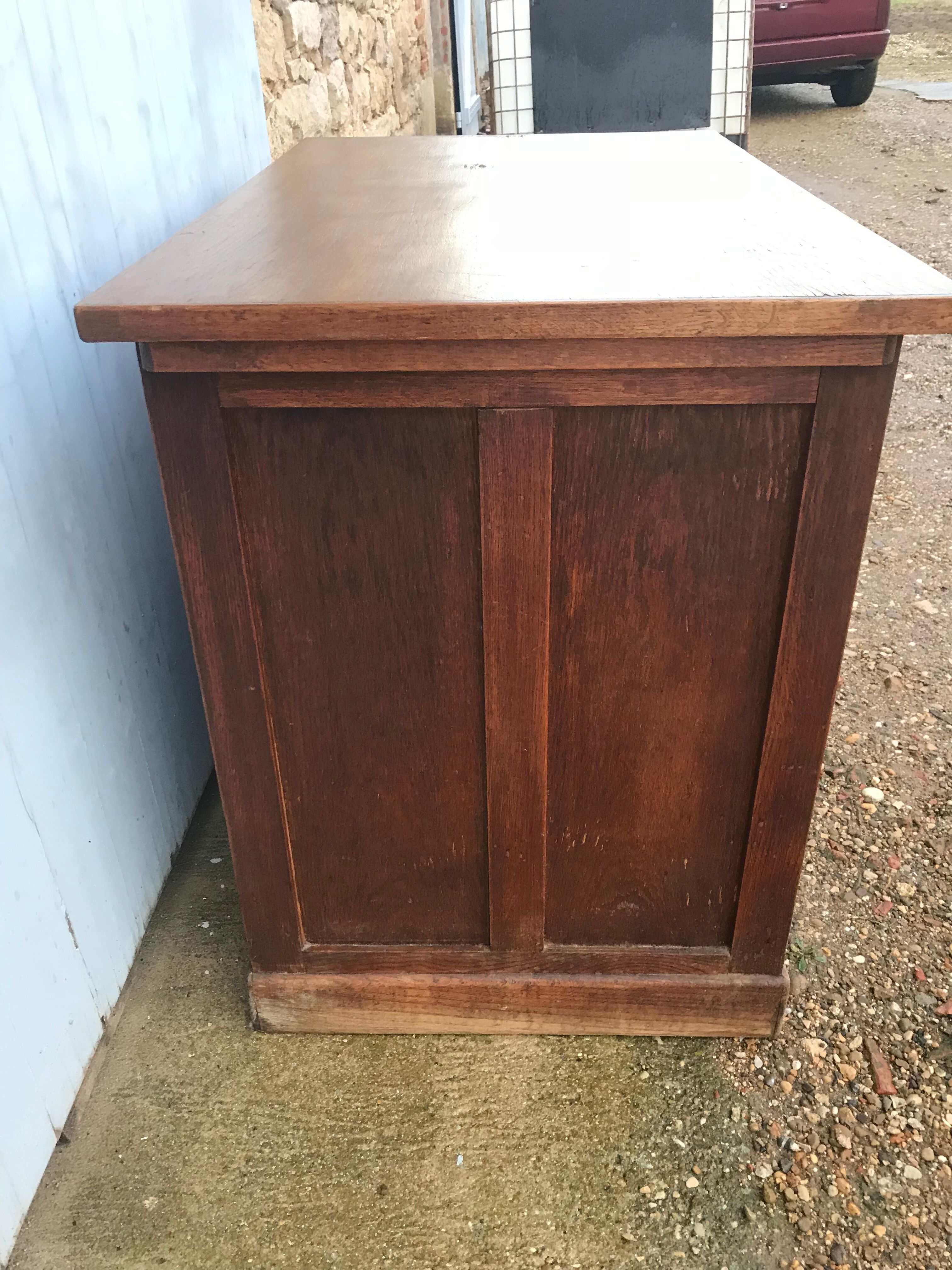 Desk administrative oak 1950