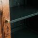 Antique 18th-century Welsh/English oak bookcase/buffet with original glass