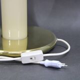 Lampe de table champignon en verre, Italie années 1970