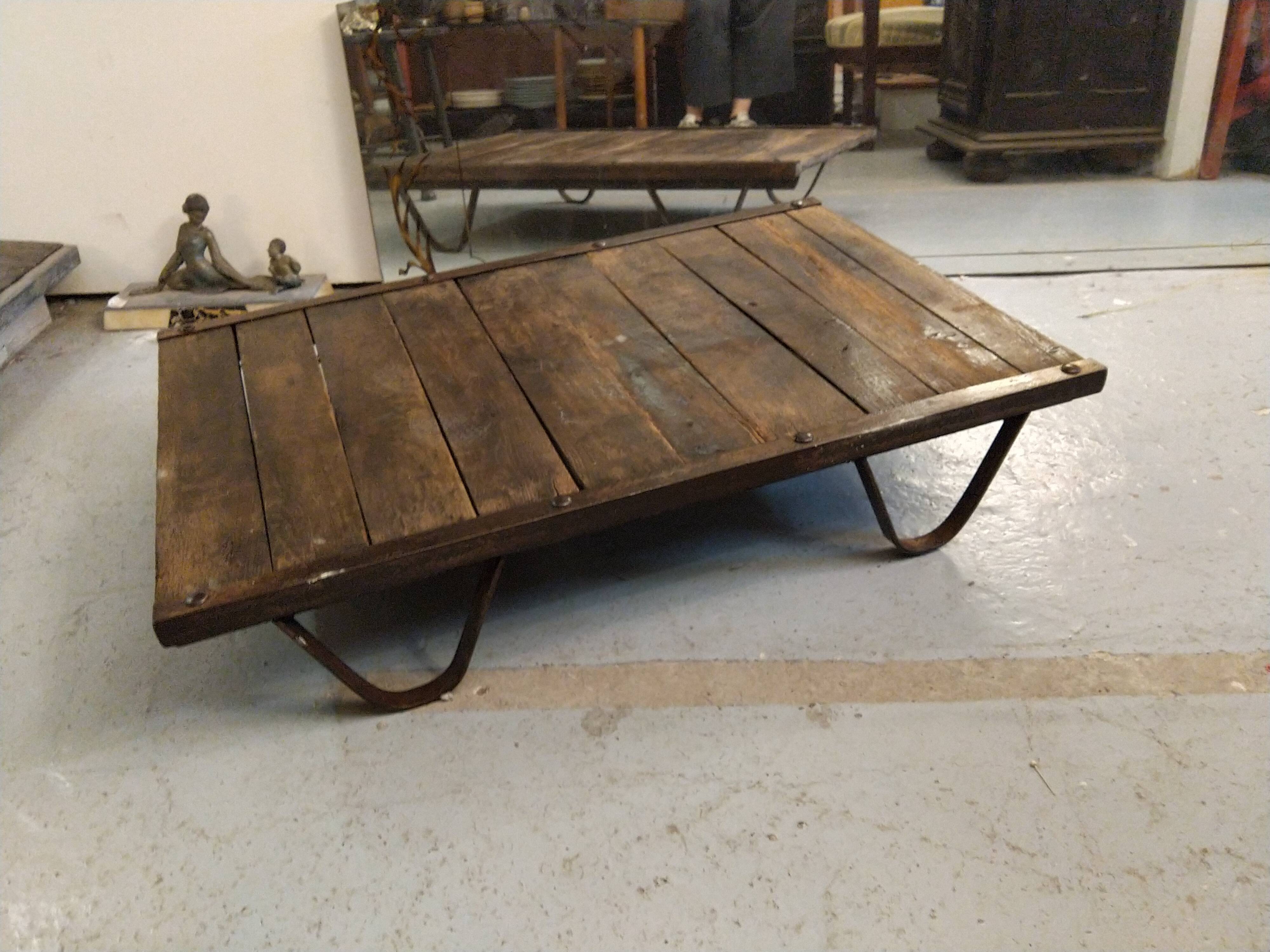 Industrial coffee table