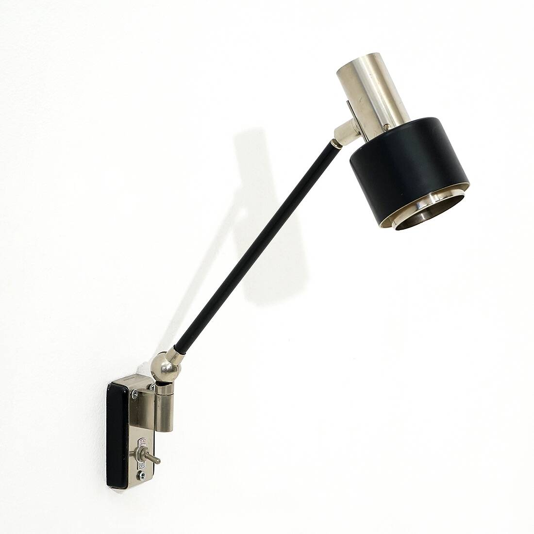 Stilnovo metal wall lamp, 1960s