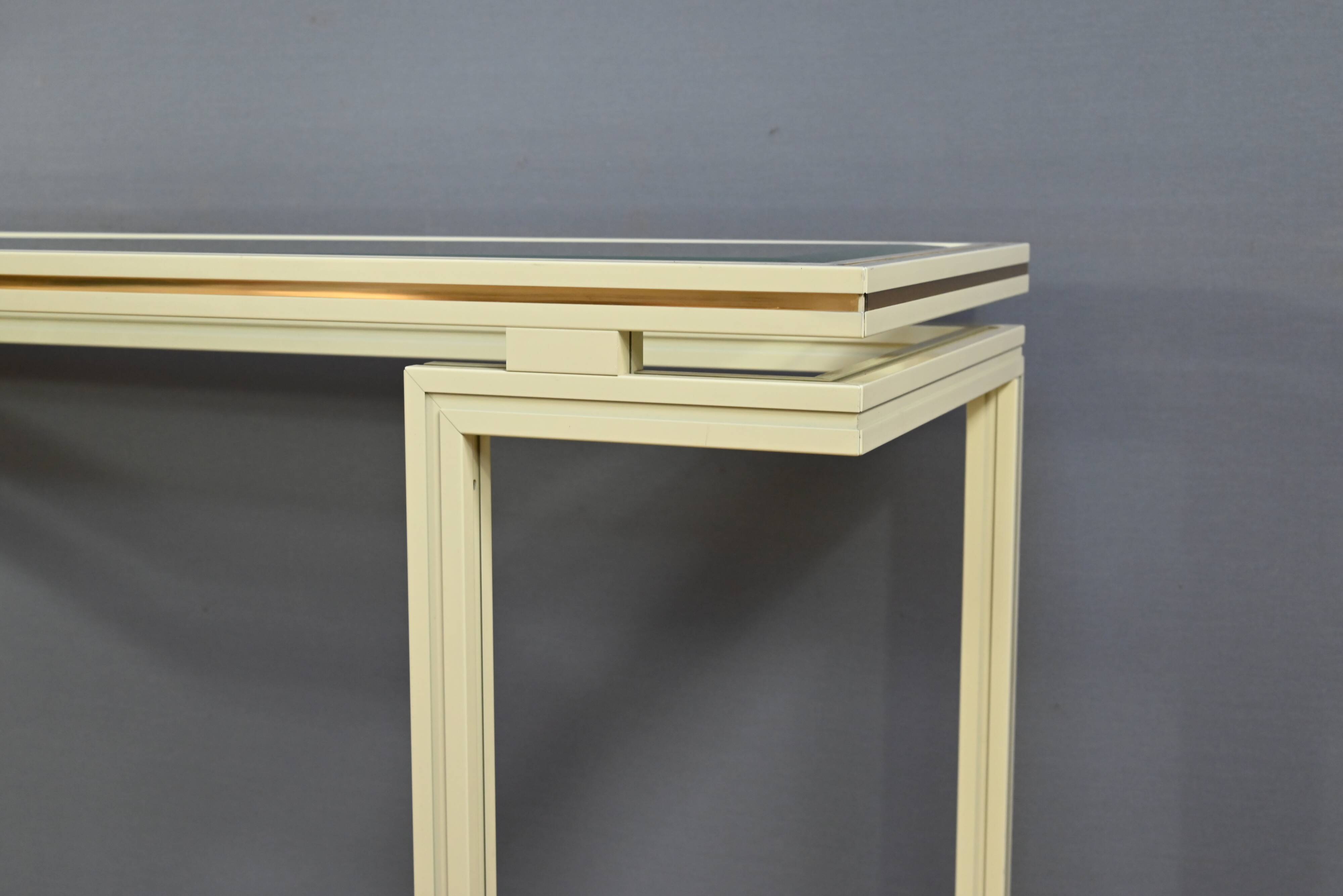 Ensemble Miroir & Console, signés Pierre Vandel – 1970