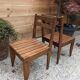 Vintage wooden chairs from the 60s