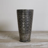 Antique brass lassi glass