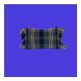 BHV - rectangular blue cushion