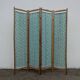 old vintage fabric screen