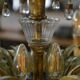 Sheet metal and tassel pendant attributed to Maison Jansen 1970s