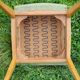 Pair of chairs from the 50s in sycamore tinted beech