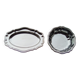 Plats de service en inox années 70