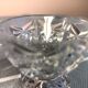 Vintage crystal shells in cut glass