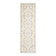 1970s vintage Turkish hand-knotted wool cotton beige runner rug 93x301
