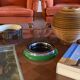 Sergio Asti, mod.4635 green ashtray / catchall, Kartell Italy 1967