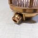 Brass marine corridor wall light