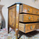 Commode en marqueterie d’époque transition xviii eme siècle