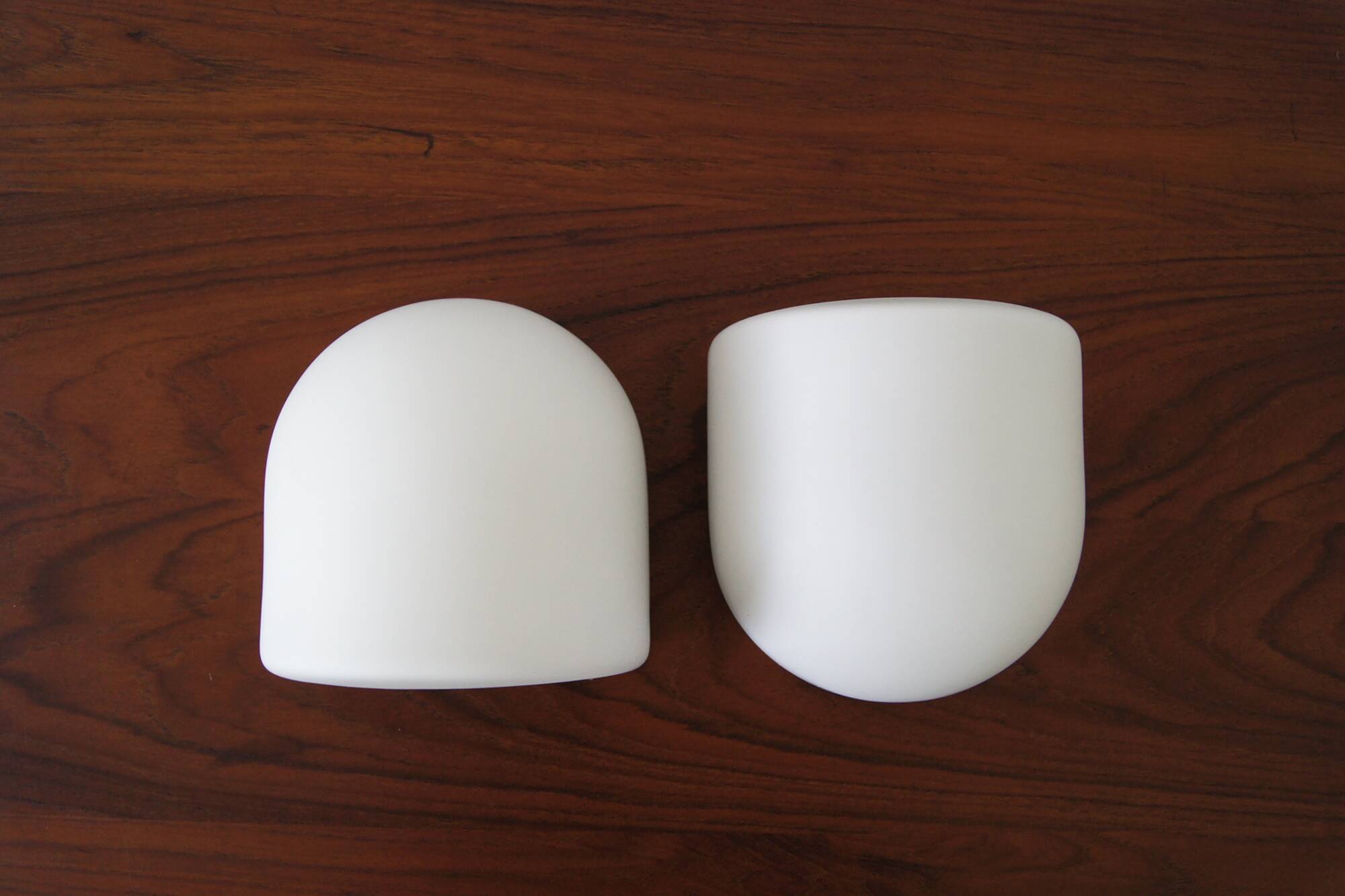 Opaline Wall Lamps by Staff Leuchten, Set of 2