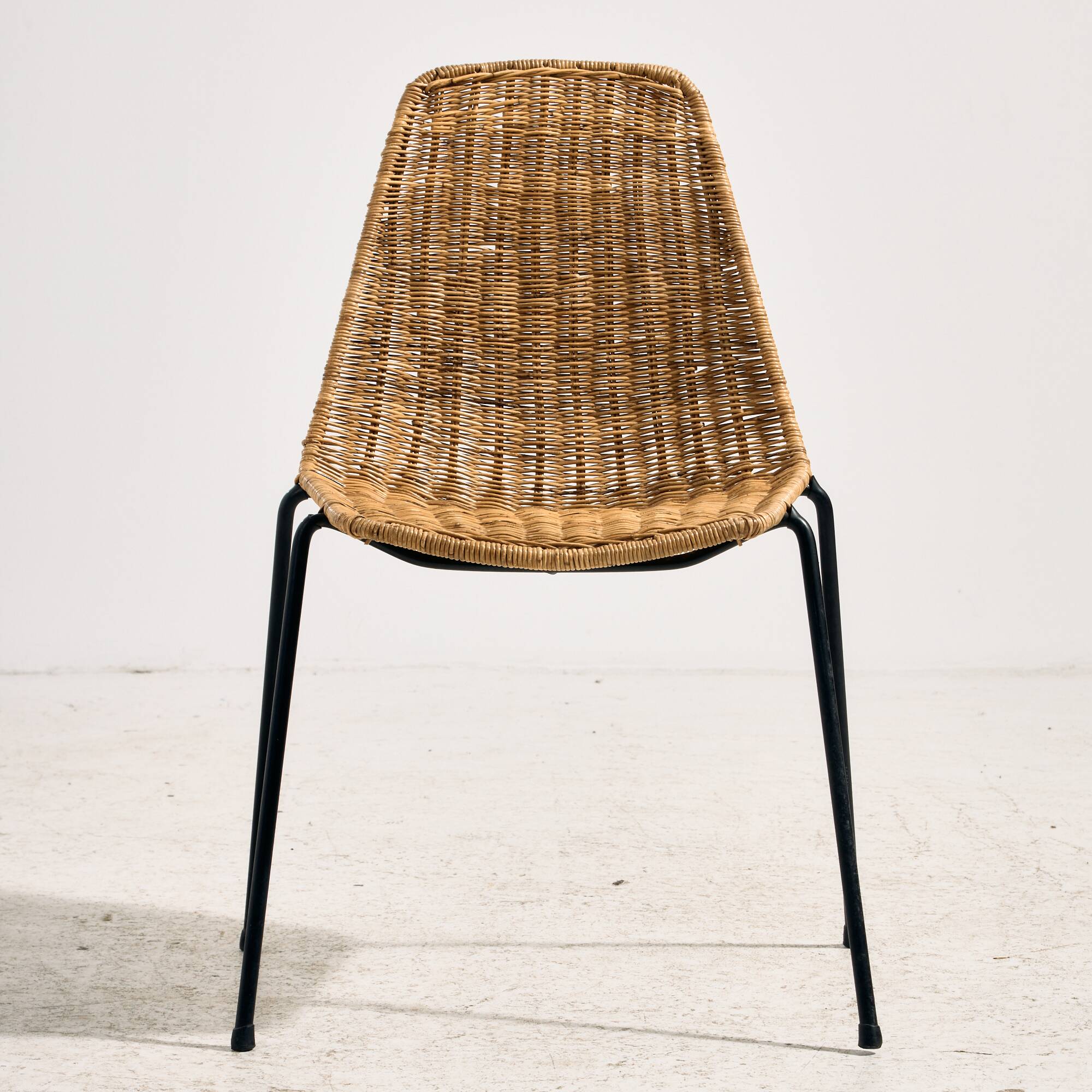 Chaise panier par Gian Franco Legler