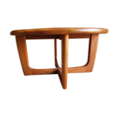Table basse en teck Niels Bach Danemark 1970