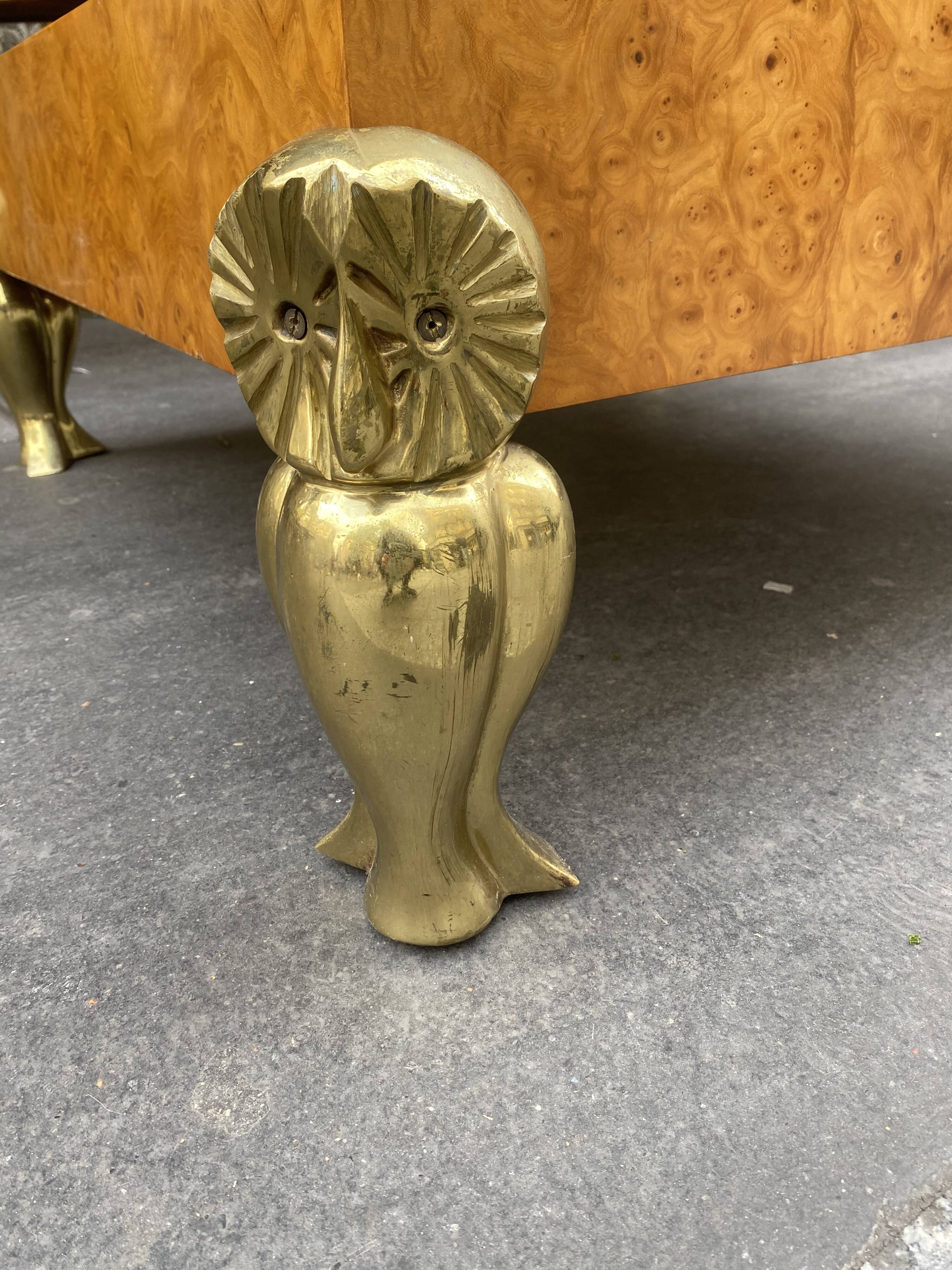 Table basse loupe d orme