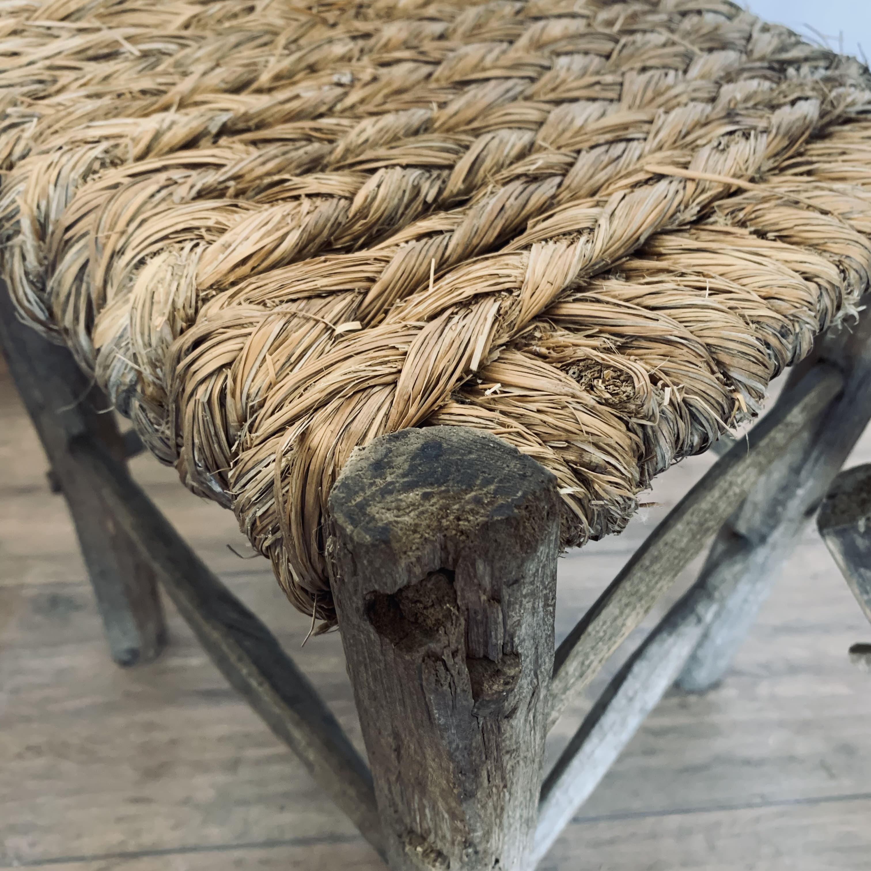 Ensemble de 6 chaises paillées