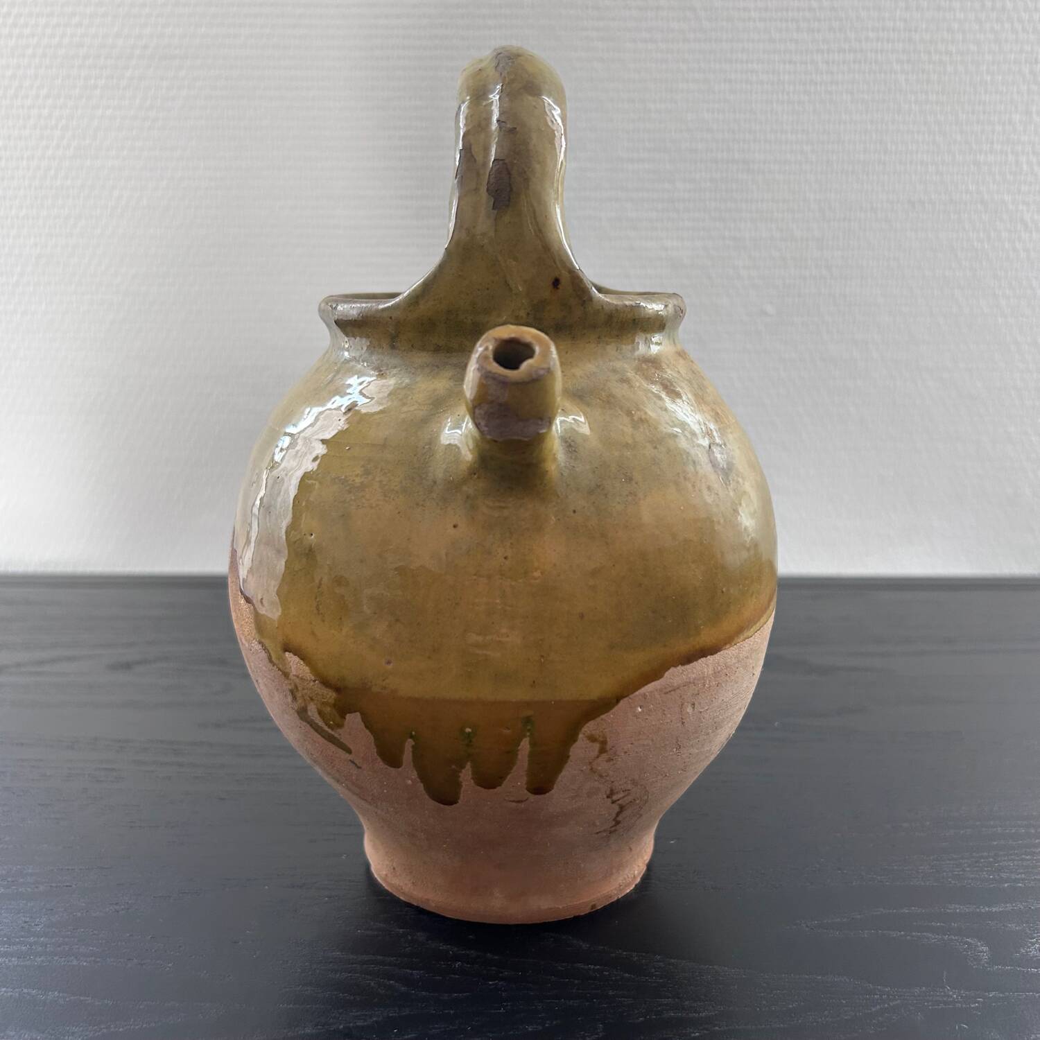 Antique two-material water jug