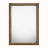 Early 20th C copper Arts & Crafts style rectangular mirror