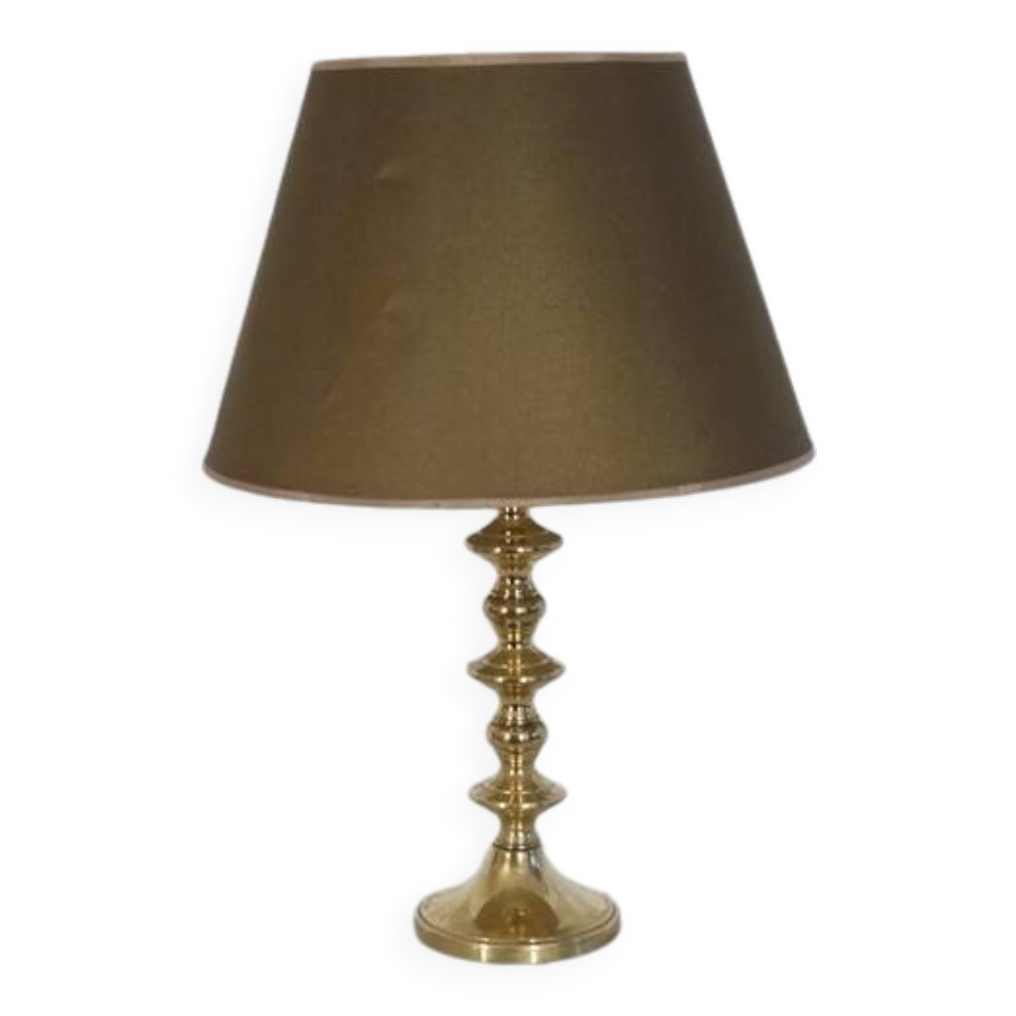 Lampe scandinave en laiton 1970