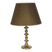 Lampe scandinave en laiton 1970