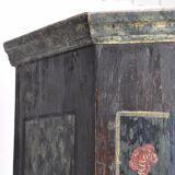 German hand painted cabinet from 1812