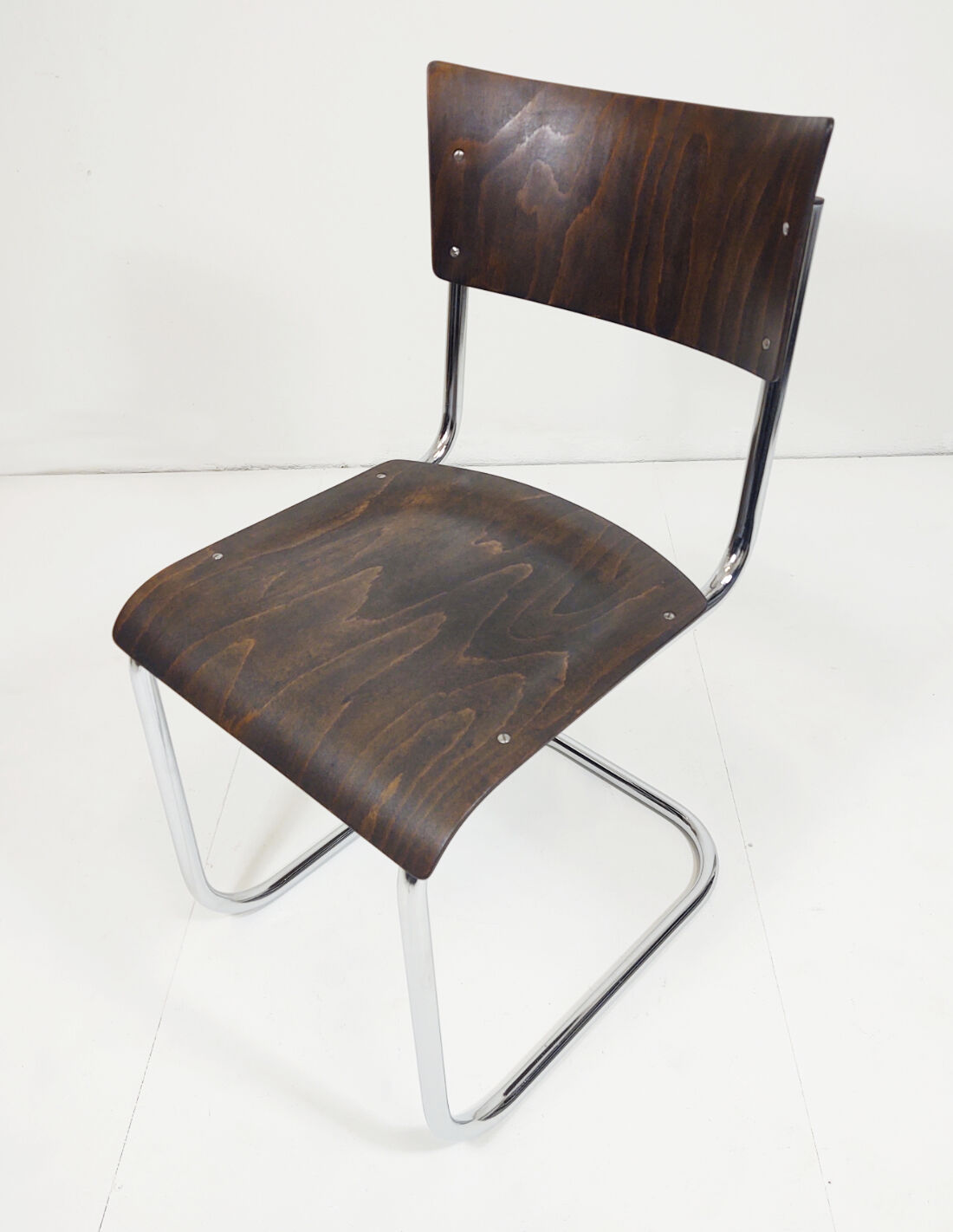 Tubular steel cantilever chair by Mart Stam