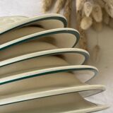 6 earthenware soup plates