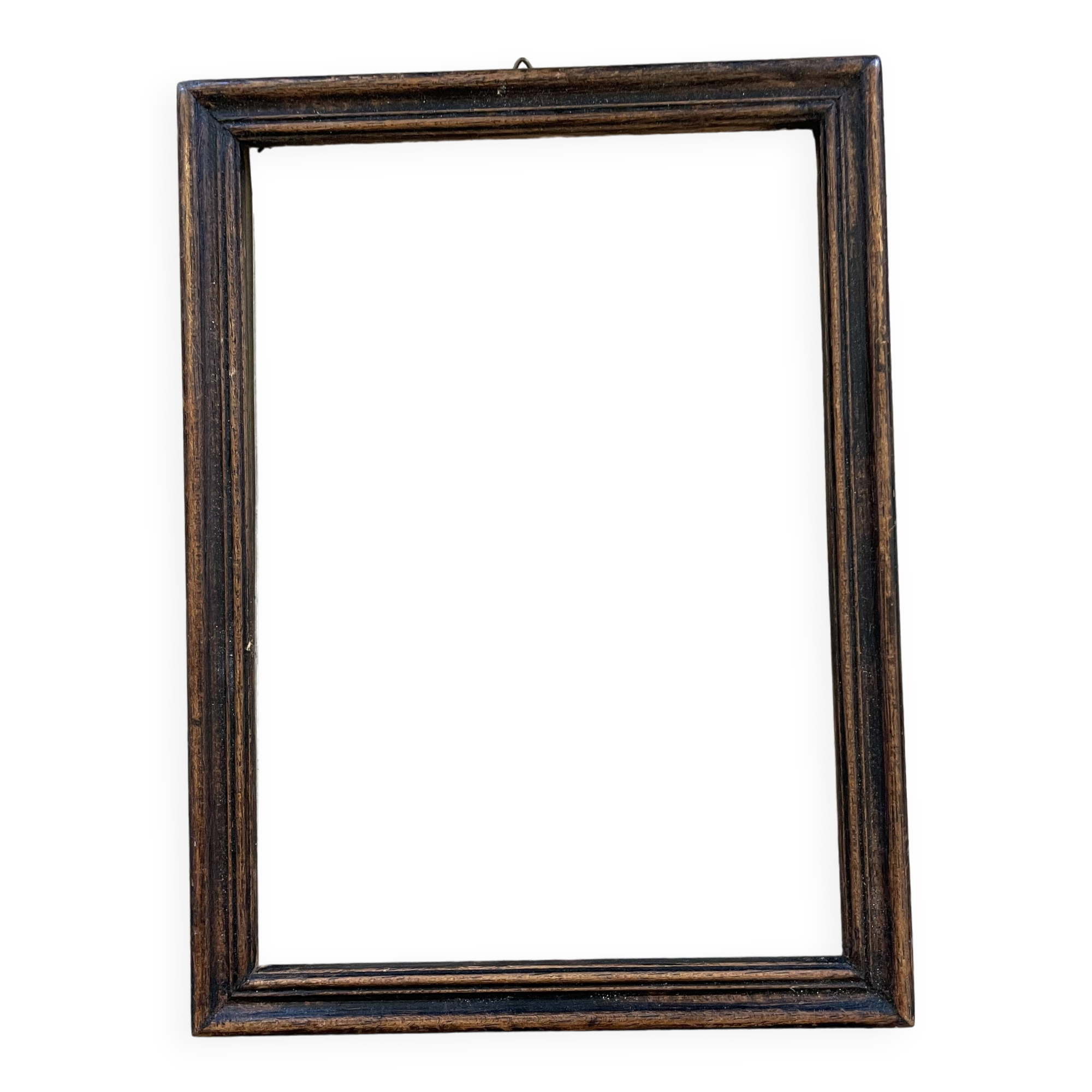 Cadre en bois foncé 17x23cm