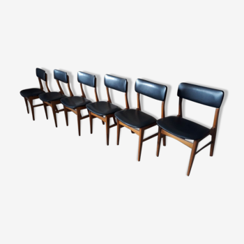 Set de 6 chaises au design scandinave