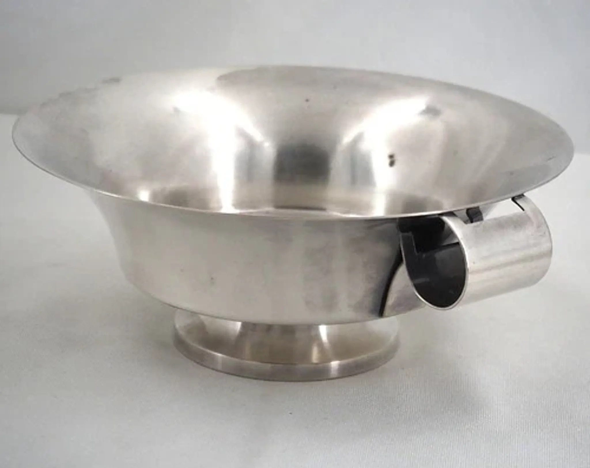 Christofle, Gallia, footed bowl, Art Deco, silver-plated, Fjerdingstad.