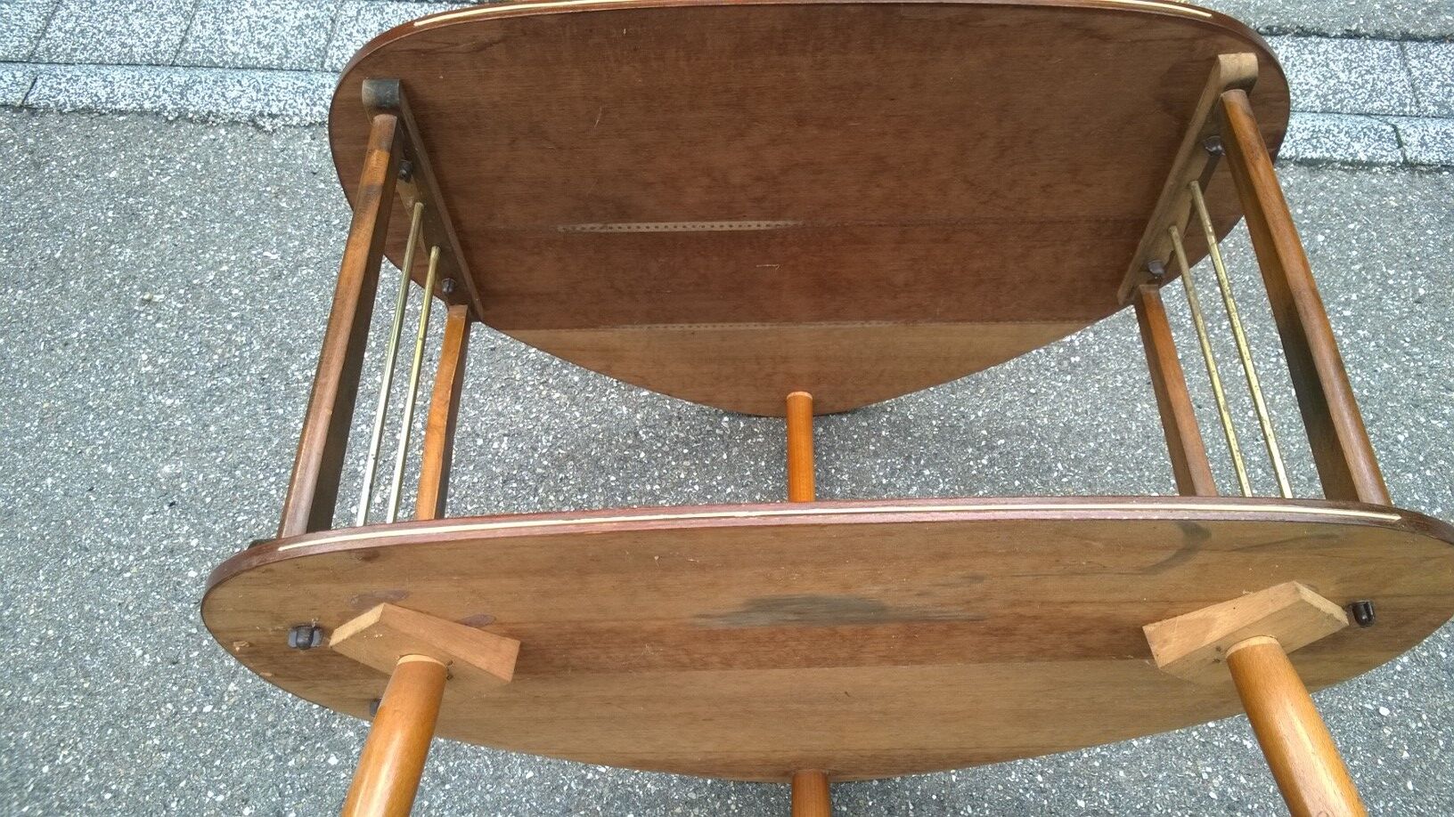 Vintage corner table
